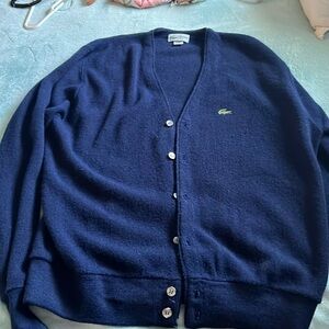 Lacoste cardigan EUC size Medium